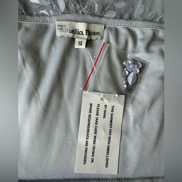 Amelia Rose Sequined/Beaded Maxi Dress (Women’s 10) - Picture 5 of 9